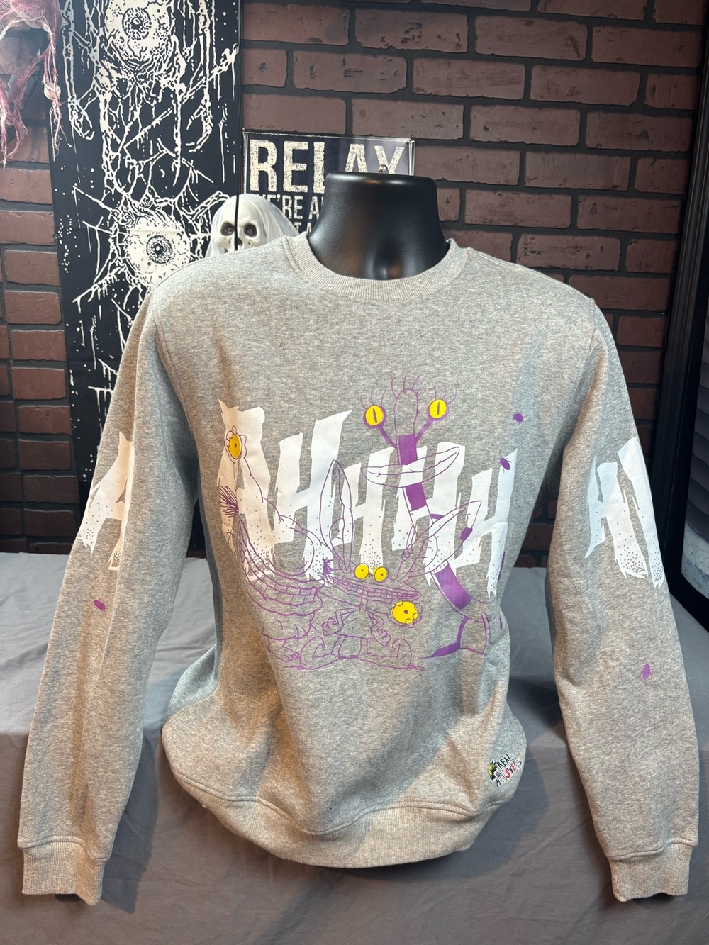 Aaahh!!! Real Monsters Nickelodeon Crewneck
